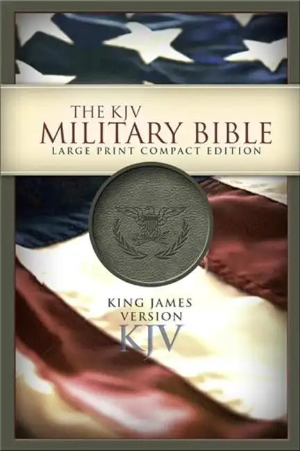 Military Bible-KJV-Large Print Compact - Imitation Leather