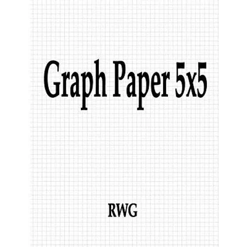 Graph Paper 5x5: 50 Pages 8.5