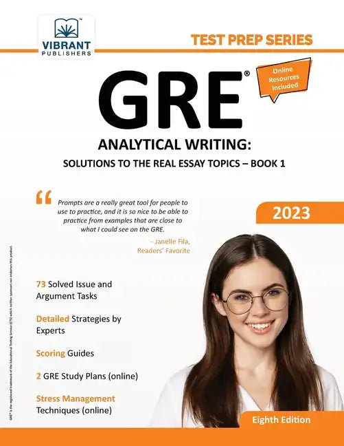 GRE Analytical Writing: Solutions to the Real Essay Topics - Book 1 - Paperback