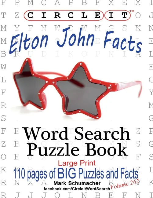 Circle It, Elton John Facts, Word Search, Puzzle Book - Paperback