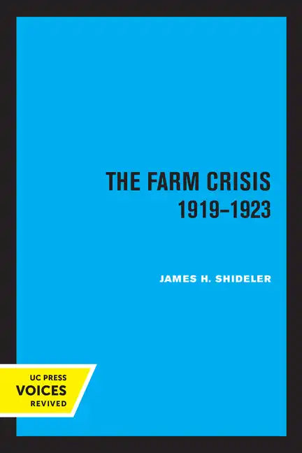 The Farm Crisis, 1919-1923 - Paperback