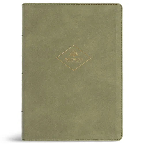 CSB Women's Study Bible, Sage Suedesoft Leathertouch - Imitation Leather