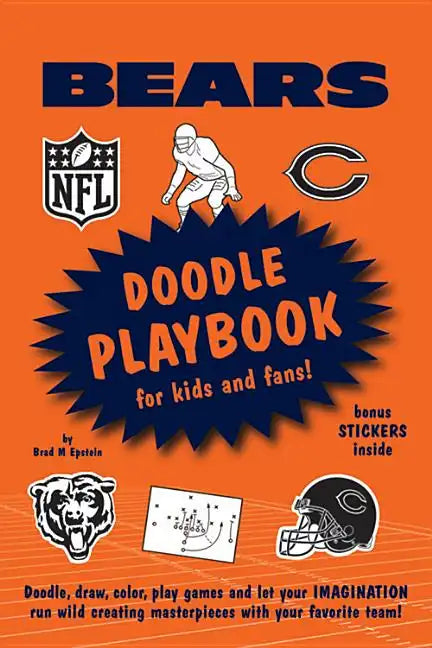 Chicago Bears Doodle Playbook: For Kids and Fans! - Paperback