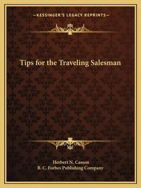 Tips for the Traveling Salesman - Paperback