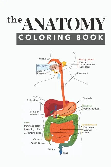 The anatomy coloring book: human anatomy - Paperback