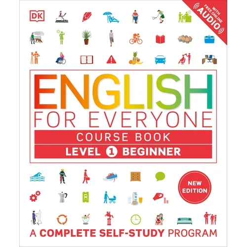 English for Everyone Course Book Level 1 Beginner: A Complete Self-Study Program - Hardcover