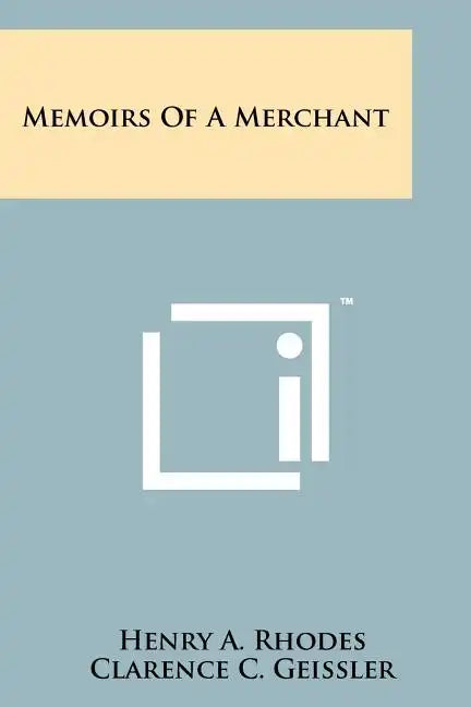 Memoirs Of A Merchant - Paperback