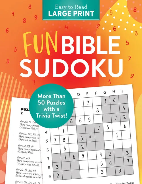 Fun Bible Sudoku Large Print: 50+ Puzzles with a Trivia Twist! - Paperback