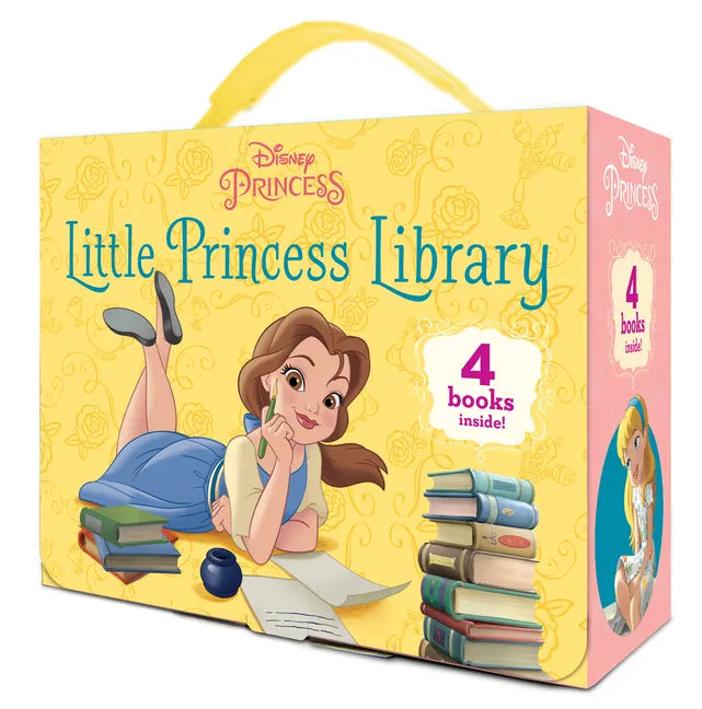 Little Princess Library (Disney Princess): Disney Cinderella; Disney the Little Mermaid; Disney Moana; Disney Beauty & the Beast - Boxed Set