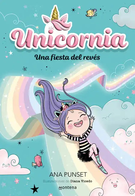 Una Fiesta del Revés / Unicornia: An Upside-Down Party - Paperback