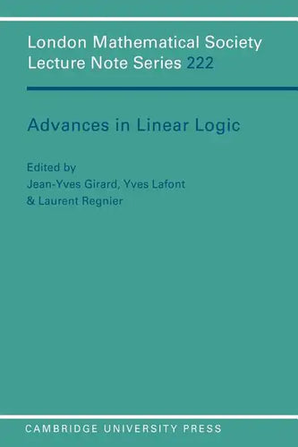 Advances in Linear Logic - Paperback