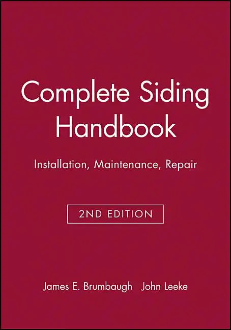 Complete Siding Handbook - Paperback