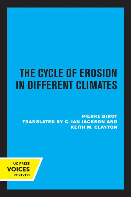 The Cycle of Erosion in Different Climates - Paperback