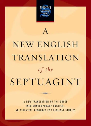 New English Translation of the Septuagint-OE - Hardcover