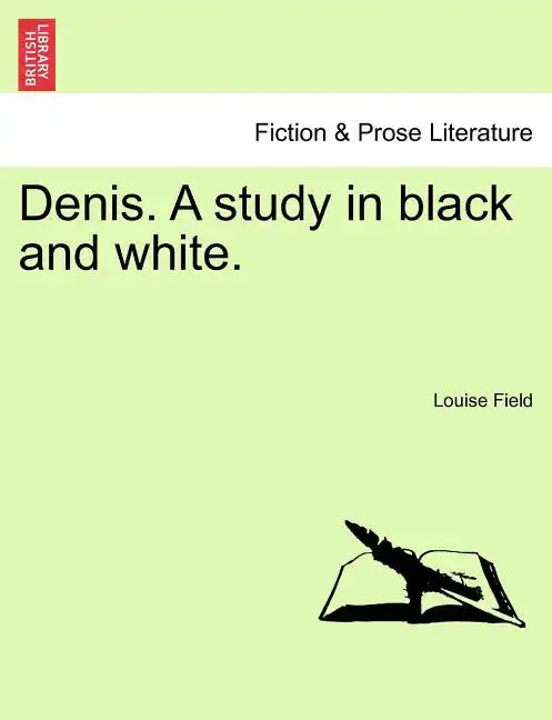 Denis. a Study in Black and White. - Paperback