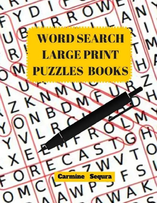 Word Search Large Print Puzzles Books: Word Search 50 Puzzles Large Print - Paperback