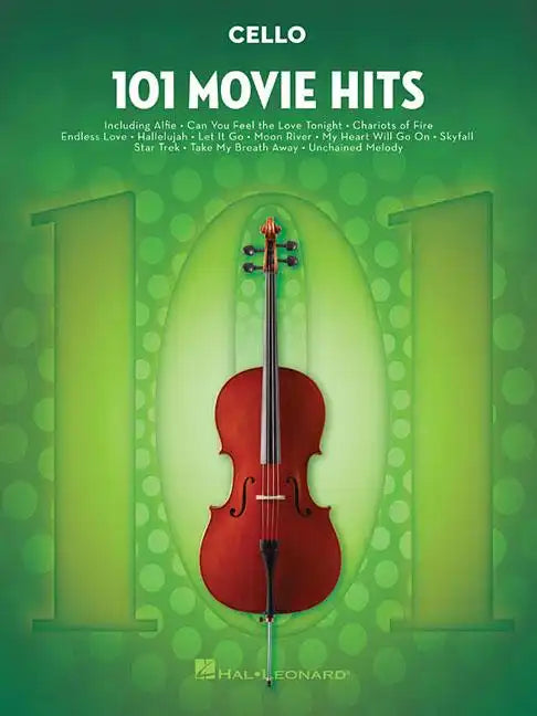 101 Movie Hits for Cello - Paperback