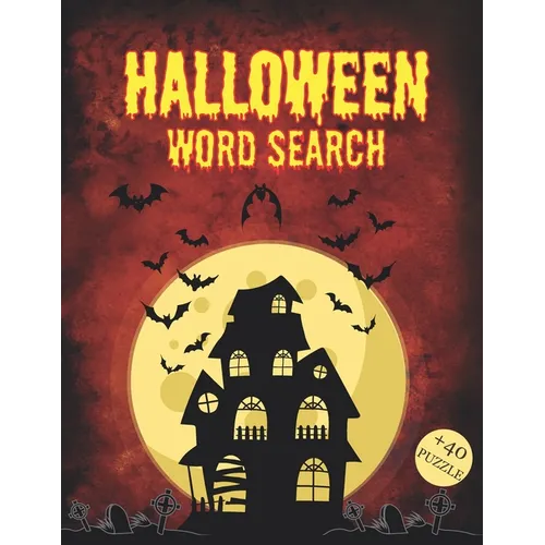 Halloween Word Search: Puzzle for Adults and Kids Fun Holiday Activity Book for Everyone - Paperback