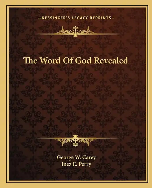 The Word of God Revealed - Paperback