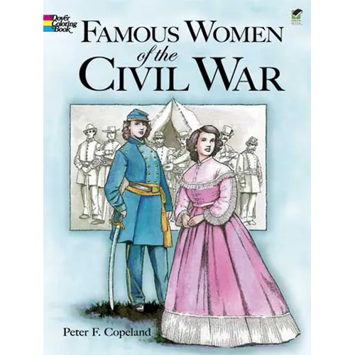 Famous Women of the Civil War Coloring Book - Paperback
