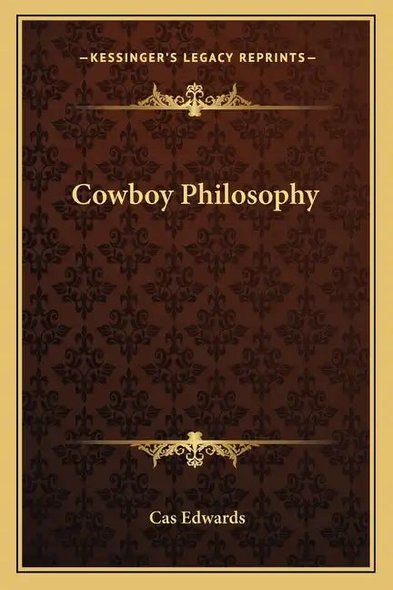 Cowboy Philosophy - Paperback