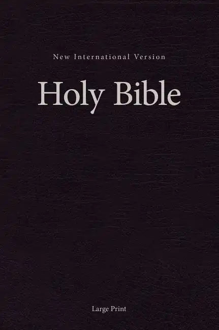NIV, Pew and Worship Bible, Large Print, Hardcover, Black - Hardcover