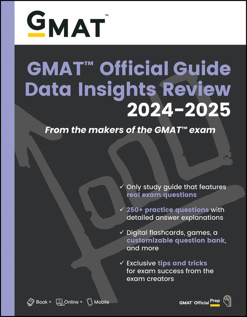 GMAT Official Guide Data Insights Review 2024-2025: Book + Online Question Bank - Paperback