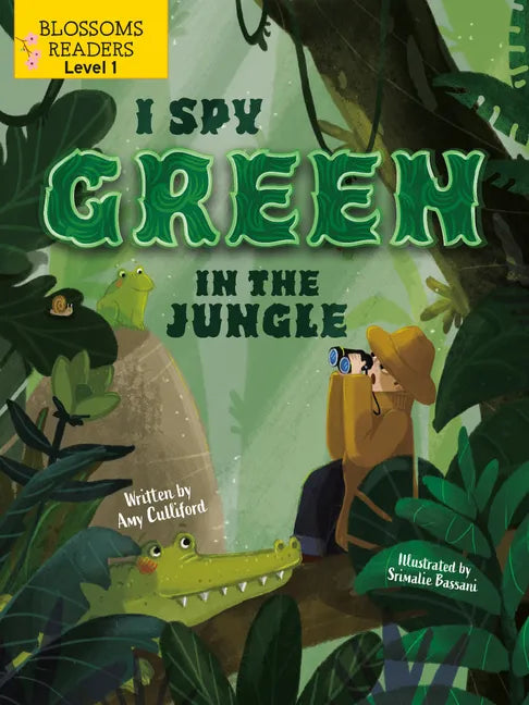 I Spy Green in the Jungle - Library Binding