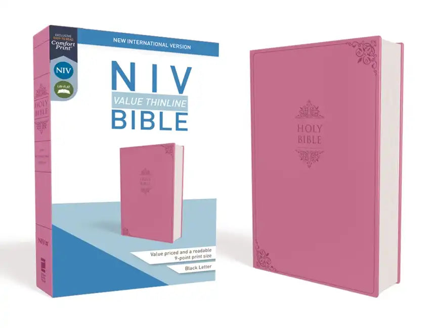 NIV, Value Thinline Bible, Imitation Leather, Pink - Imitation Leather