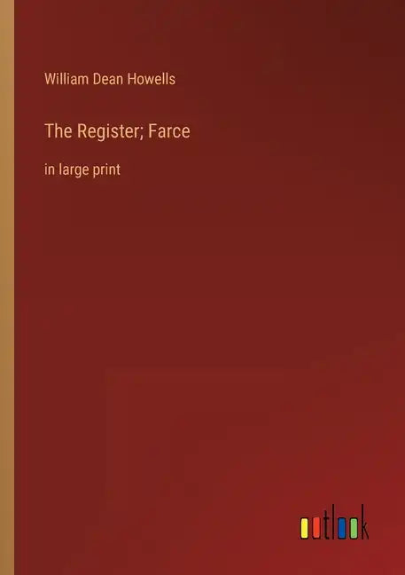 The Register; Farce: in large print - Paperback