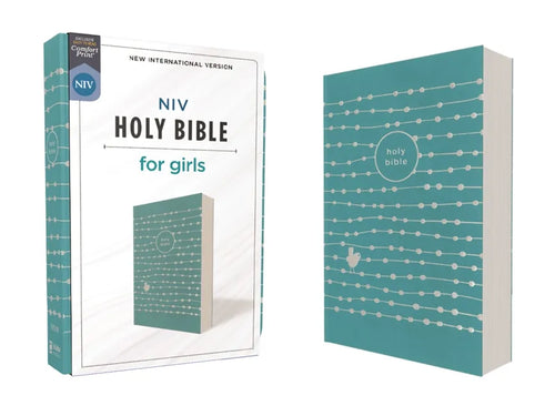 Niv, Holy Bible for Girls, Soft Touch Edition, Leathersoft, Teal, Comfort Print - Imitation Leather