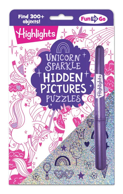 Unicorn Sparkle Hidden Pictures Puzzles: Find Over 300 Hidden Objects in This Unicorn-Themed Seek and Find Book for Kids 6 and Up - Paperback