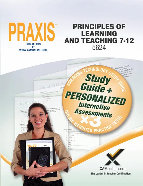Praxis Principles of Learning and Teaching 7-12 5624 Book and Online - Paperback