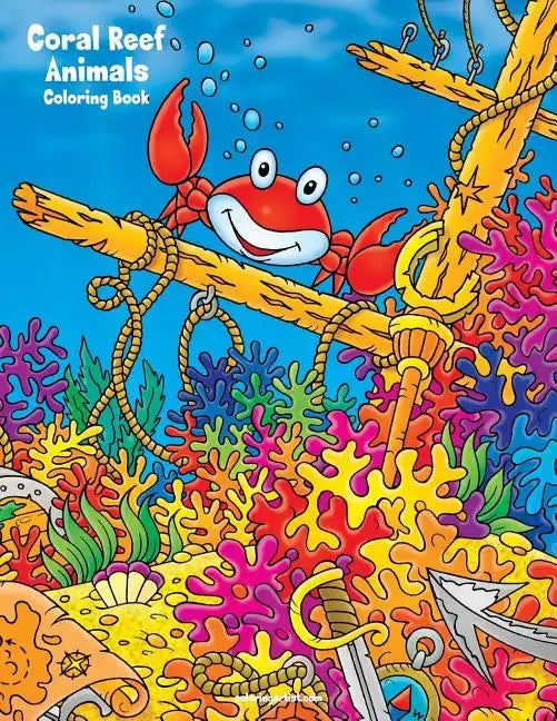 Coral Reef Animals Coloring Book - Paperback