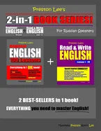 Preston Lee's 2-in-1 Book Series! Beginner English 100 Lessons & Read & Write English Lesson 1 - 20 For Russian Speakers - Paperback