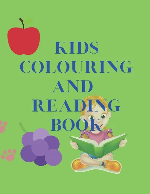 Kids Colouring and Reading Book - Paperback