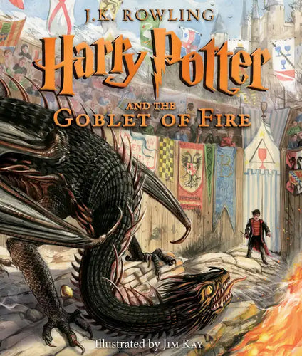 Harry Potter and the Goblet of Fire: The Illustrated Edition (Harry Potter, Book 4) - Hardcover
