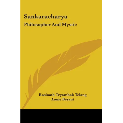Sankaracharya: Philosopher And Mystic - Paperback