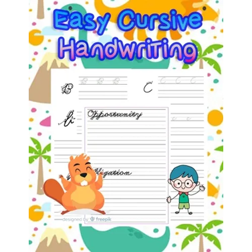 Easy Cursive Handwriting: handwriting tracing workbook-handwriting practice paper for kids-handwriting practice sheets - Paperback