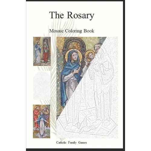 The Rosary Mosaic Coloring Book - Paperback