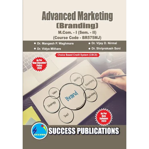 Branding, First Year, M.Com, Sem-II-English - Paperback