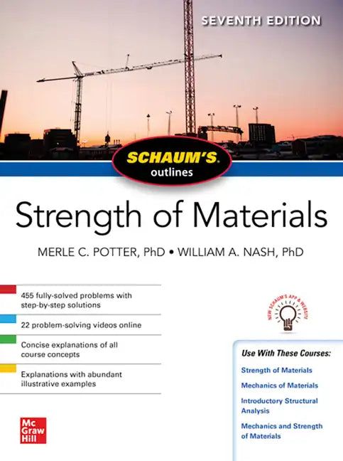 Schaum's Outline of Strength of Materials, Seventh Edition - Paperback