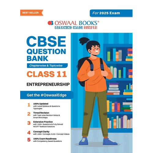 Oswaal CBSE Question Bank Class 11 Entrepreneurship, Chapterwise and Topicwise Solved Papers For 2025 Exams - Paperback