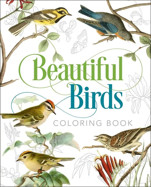 Beautiful Birds Coloring Book - Paperback