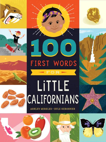 100 First Words for Little Californians - Board Book