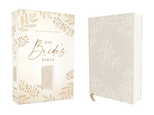 Niv, Bride's Bible, Cloth Over Board, Cream, Red Letter, Comfort Print - Hardcover