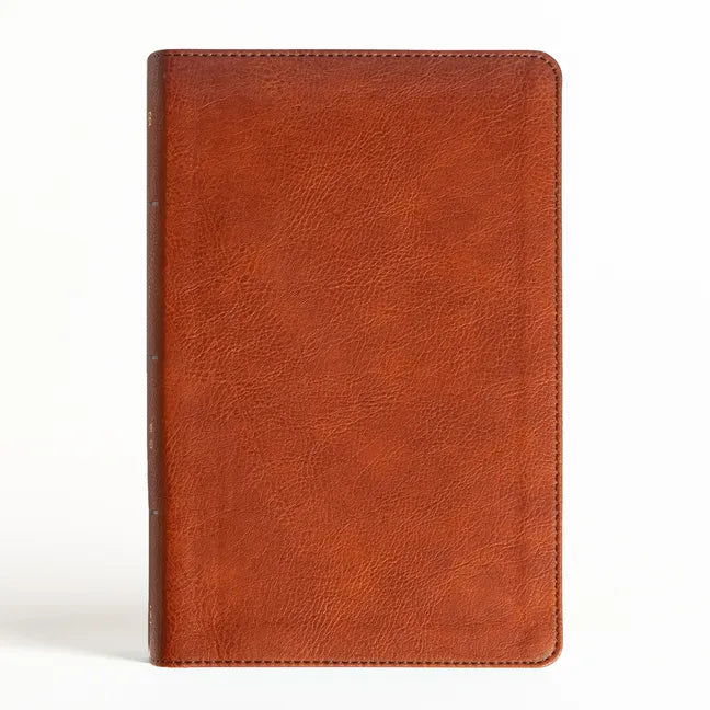 NASB Large Print Personal Size Reference Bible, Burnt Sienna Leathertouch - Imitation Leather