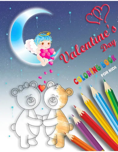 Valentine's Day Coloring Book for Kids - Paperback