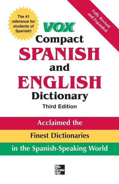 Vox Compact Spanish and English Dictionary - Hardcover