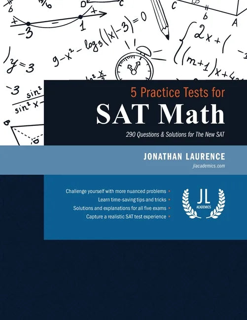 5 Practice Tests for SAT Math - Paperback
